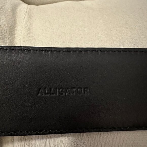 RL67 GENUINE ALLIGATOR BELT MADE IN ITALY - Picture 4 of 11